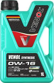 VENOL SYNTHESIS SUPER 0W16 SP (RC) A5B5 GF 6B 1L