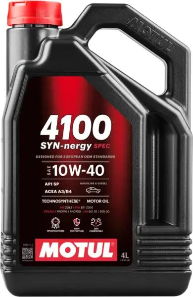 MOTUL 4100 SYN-nergy SPEC 10W-40 4L