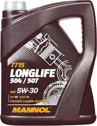 MANNOL 7715 LONGLIFE 504/507 5W-30 5L
