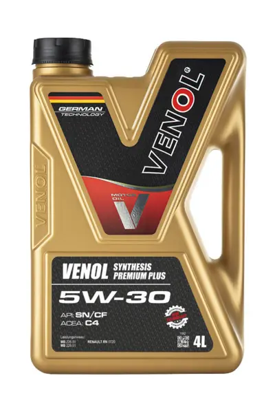VENOL SYNTHESIS PREMIUM PLUS SN CF 5W30 C4 4L